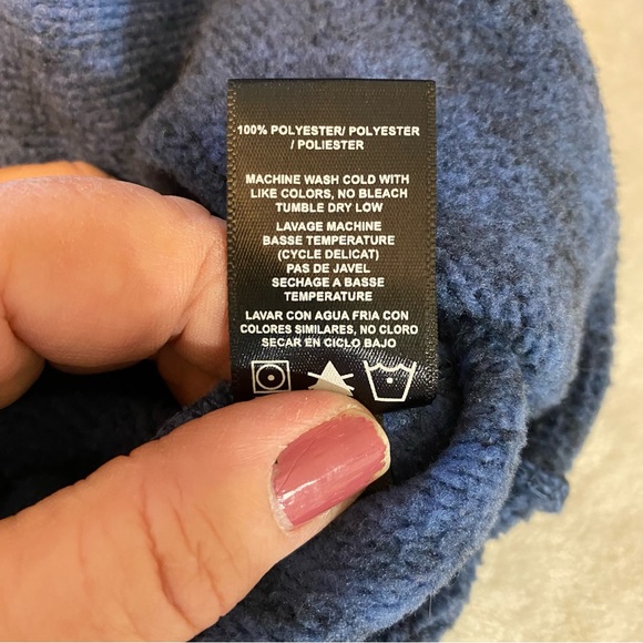 KUHL ALSKA 1/4 ZIP WOMENS Fleece Pullover Blue Jacket - Picture 6 of 9